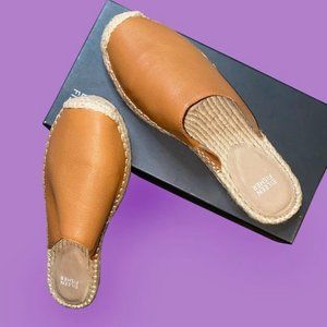 Eileen Fisher Tan Sadles, Size 10, New in Box.